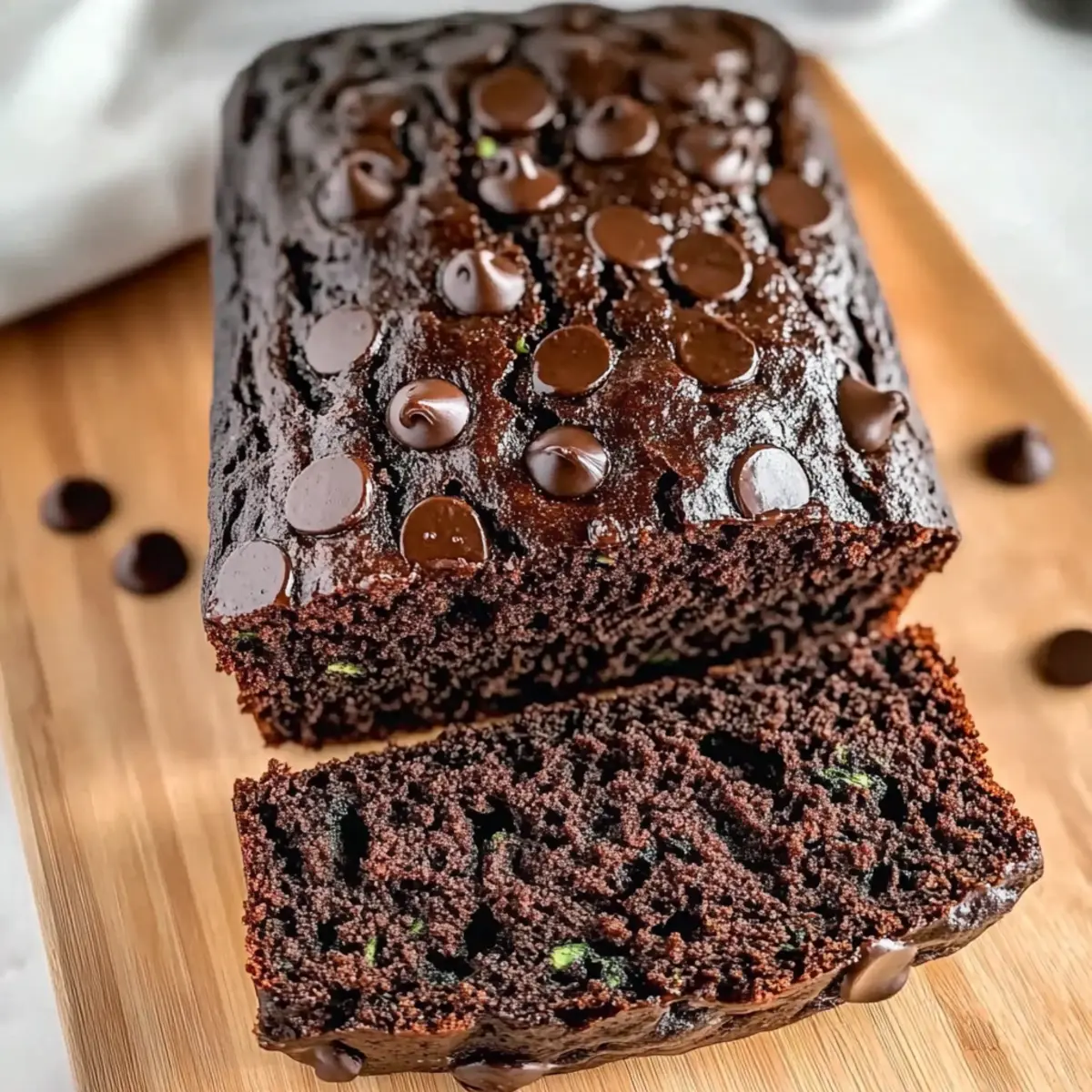 Decadent Chocolate Zucchini Bread with Sour Cream Bliss