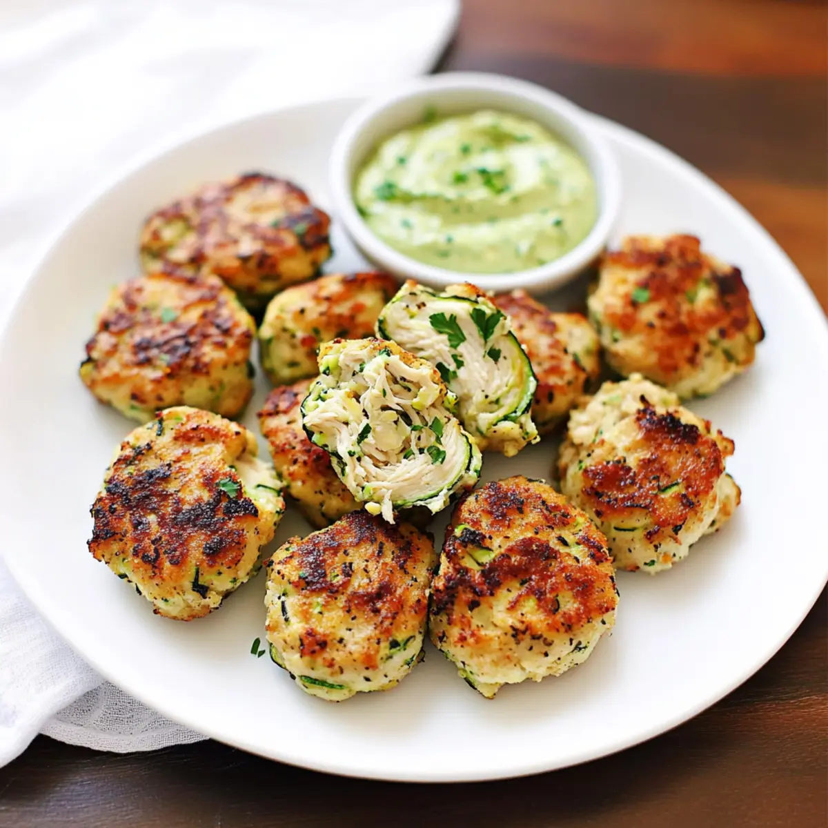 Delightful Chicken Zucchini Poppers for Healthy Snacking