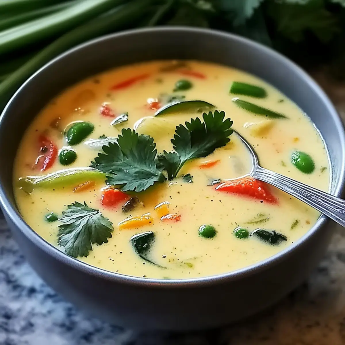 Ginger Lemongrass Soup with Coconut Milk: A Cozy Comfort Bowl