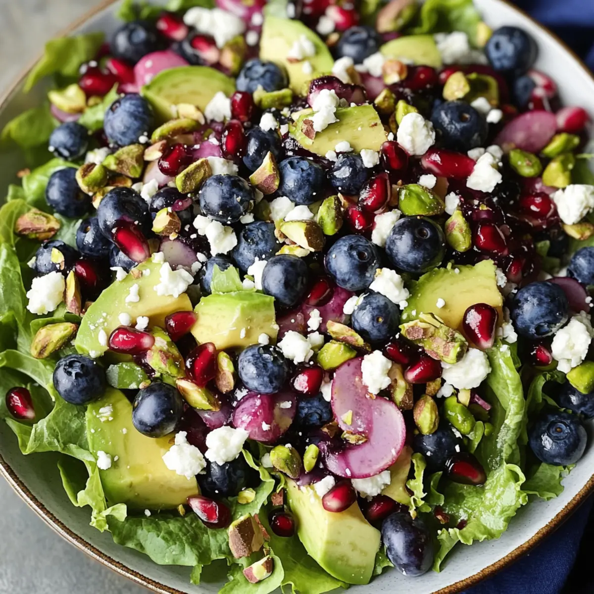 Vibrant Blueberry Pistachio Spring Salad for Fresh Flavor Boost