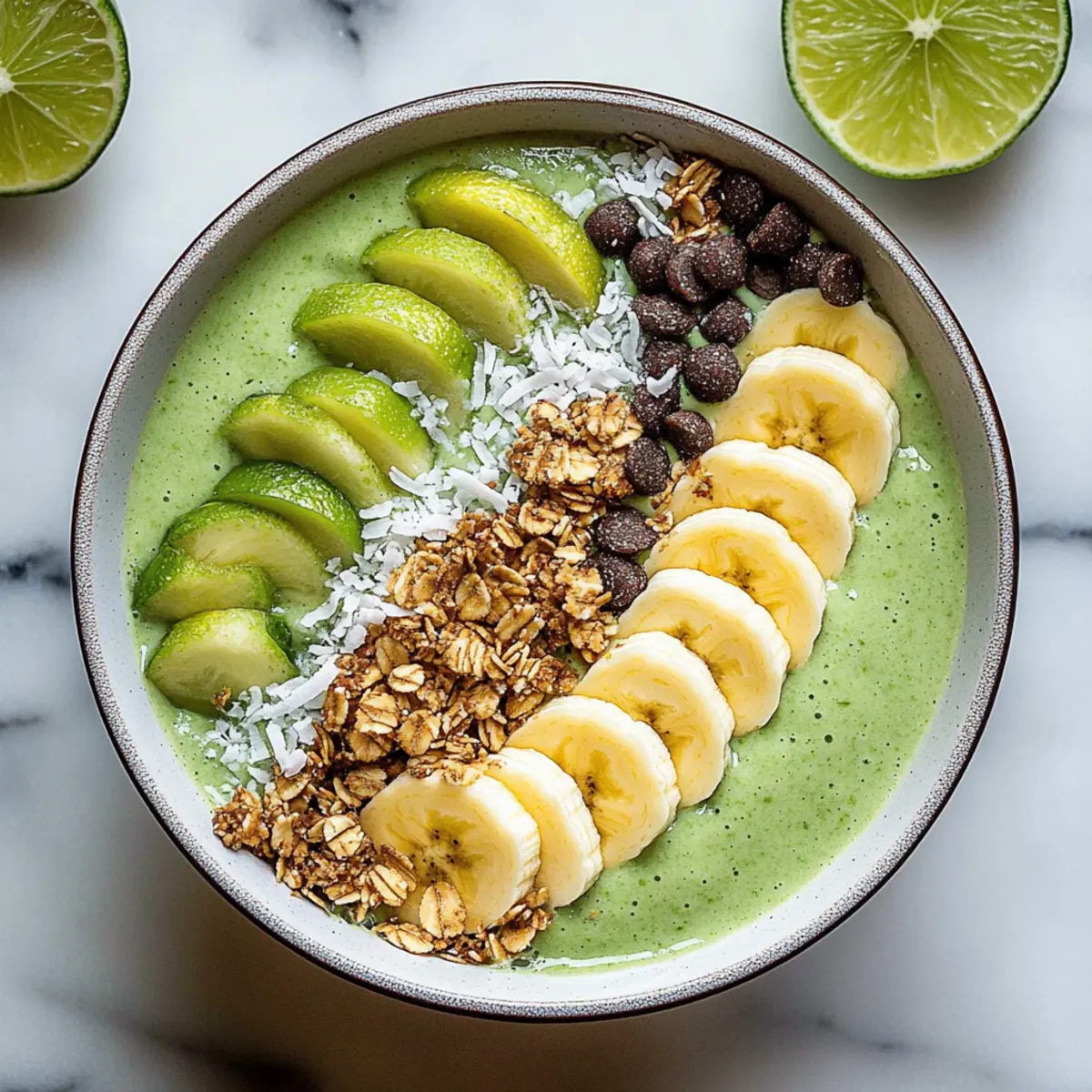 Lime Coconut Smoothie Bowl: Your Tropical Morning Bliss
