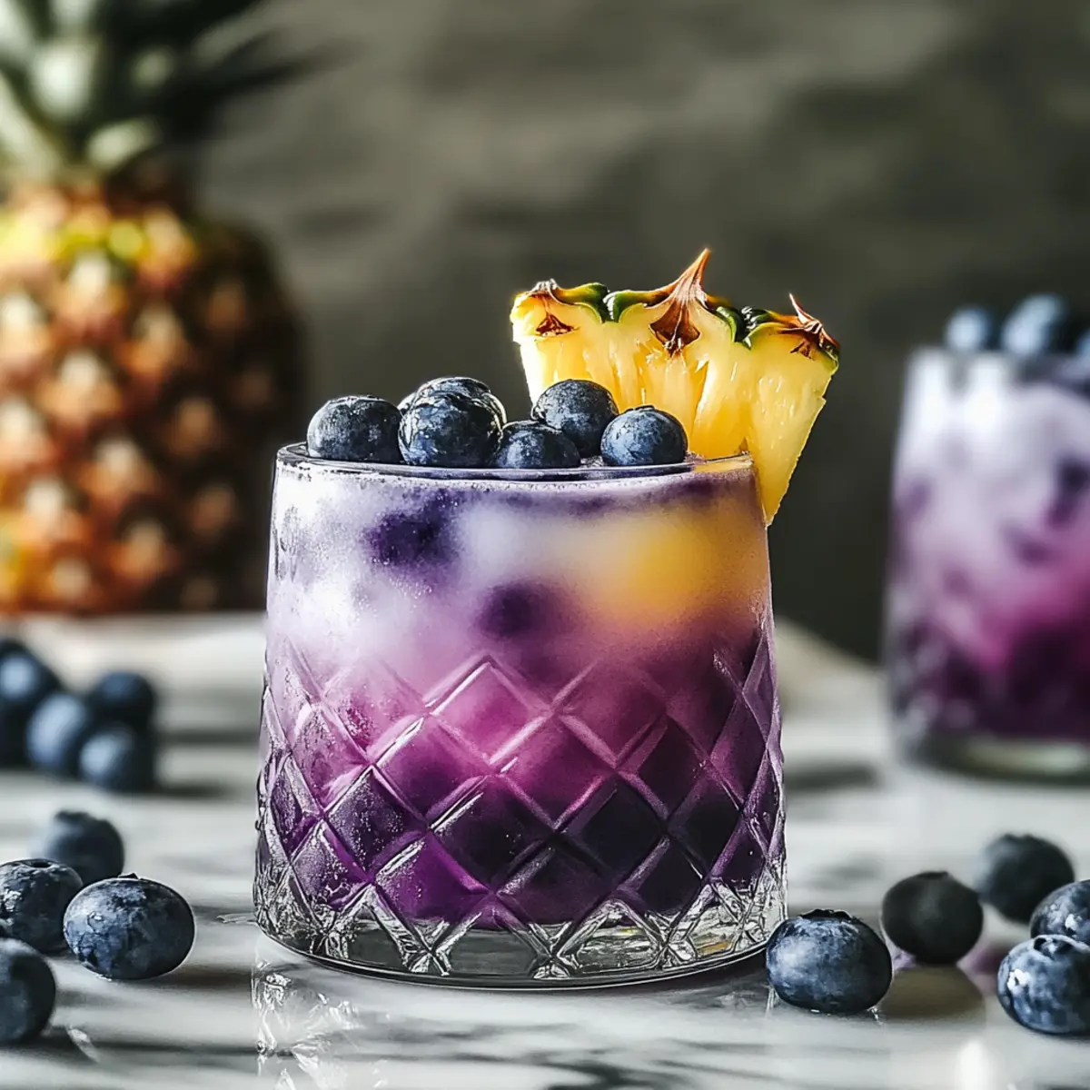 Refreshing Blueberry Pineapple Tequila Sour for Your Summer Sips