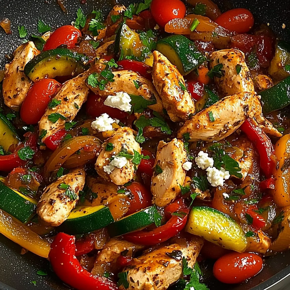 Mediterranean Chicken Stir Fry: Vibrant Flavors in Minutes