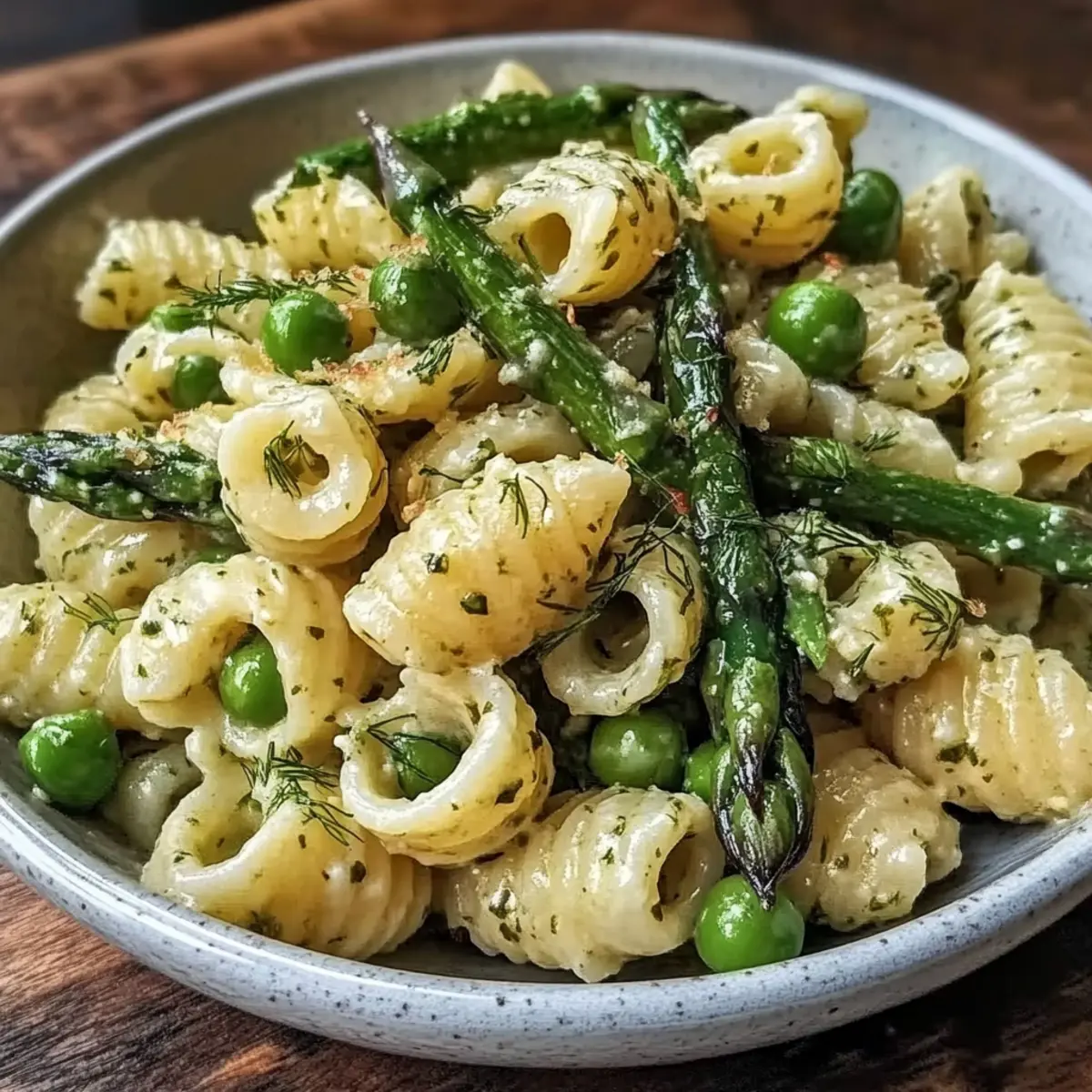 Fresh Spring Pasta Salad with Zesty Lemon Dill Vinaigrette