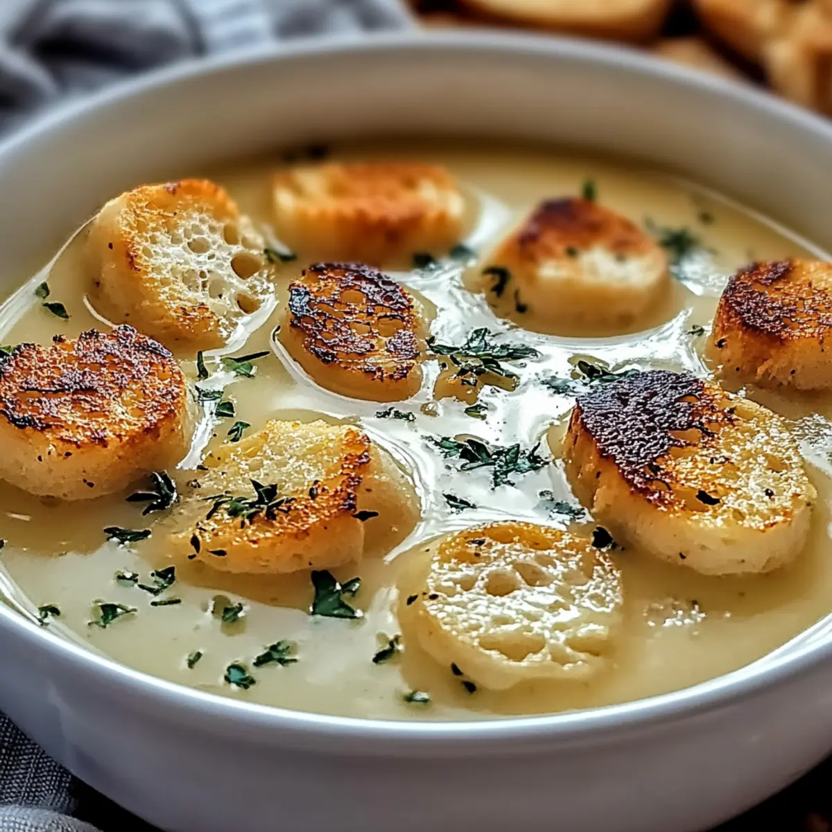 Hearty French Garlic Soup for Cozy Evenings at Home