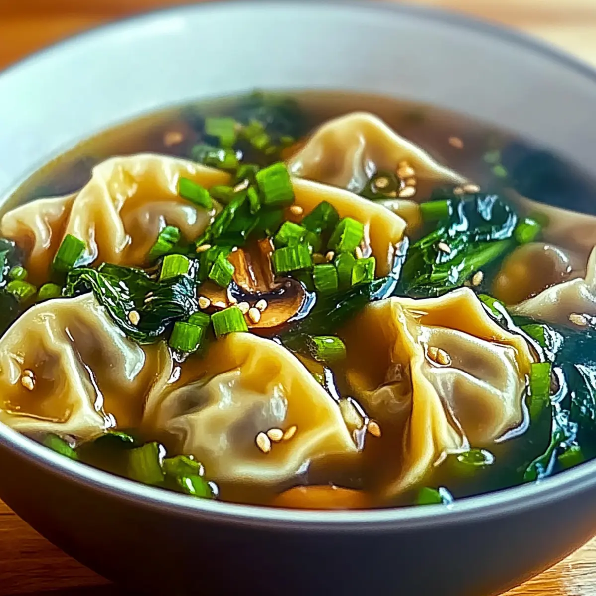 Asian Dumpling Potsticker Soup for Quick Cozy Nights