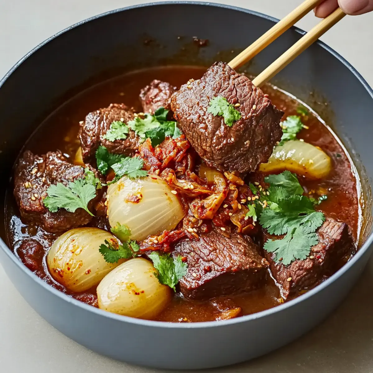 Korean Style Pot Roast: Comfort Food with a Flavor Kick