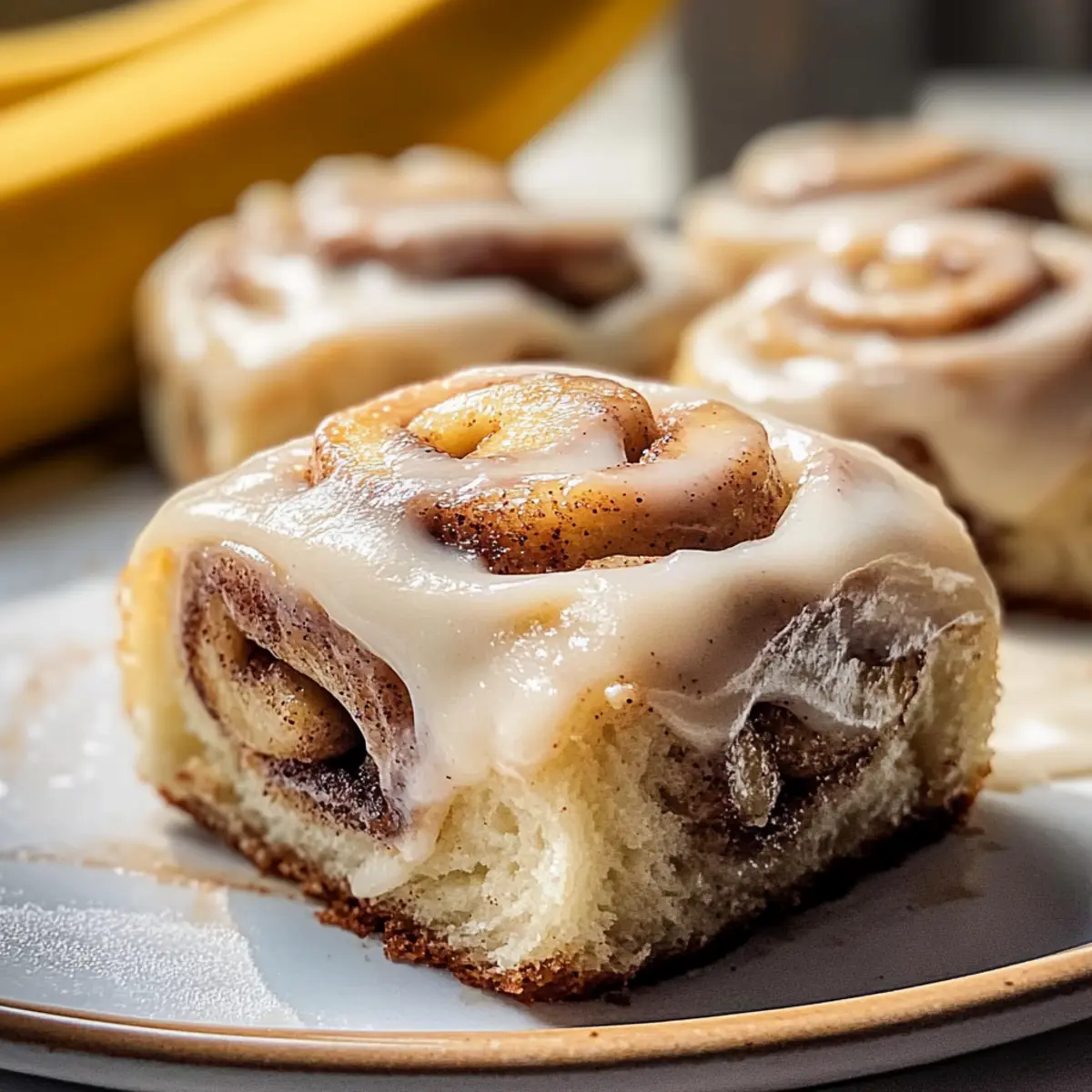 Irresistible Banana Bread Cinnamon Rolls Perfect for Brunch