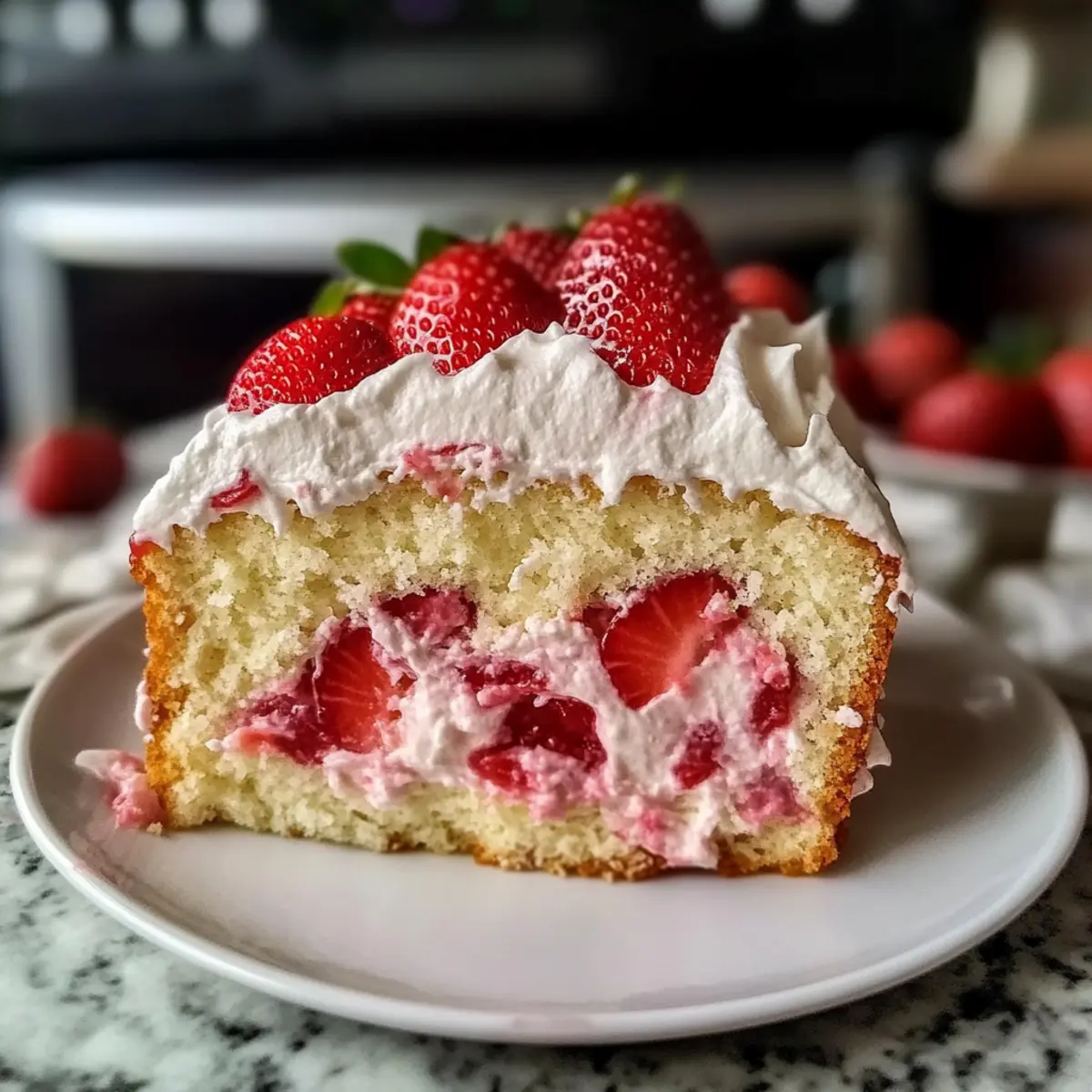 Irresistible Strawberry Italian Cream Pound Cake Recipe