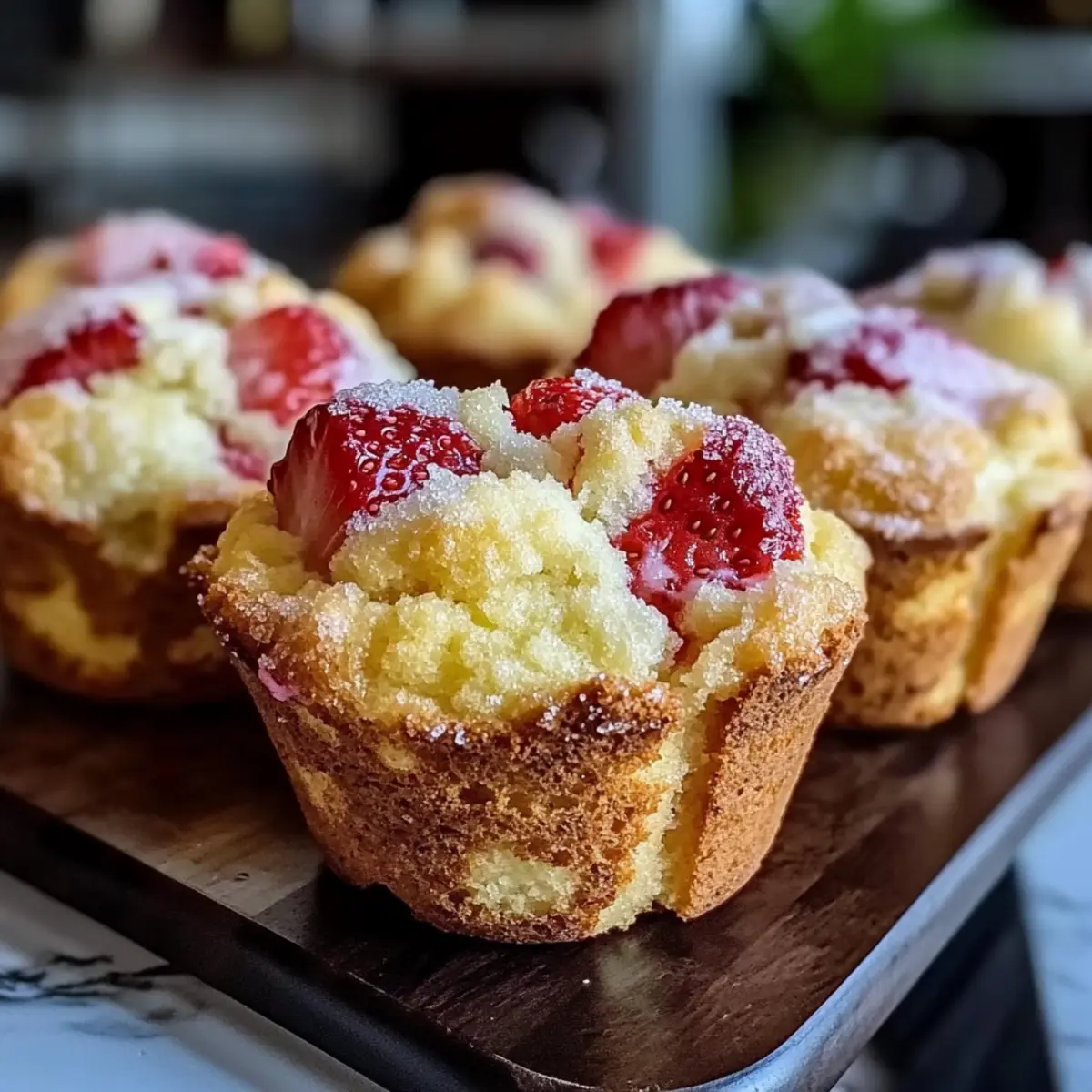 Strawberry Shortcake Muffins: Fluffy Sweet Bliss in Every Bite