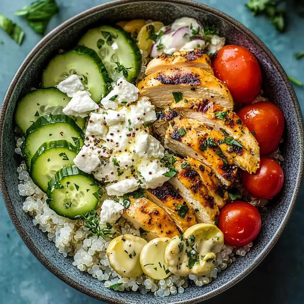 Savory Mediterranean Chicken Bowl for Flavorful Weeknight Dinners