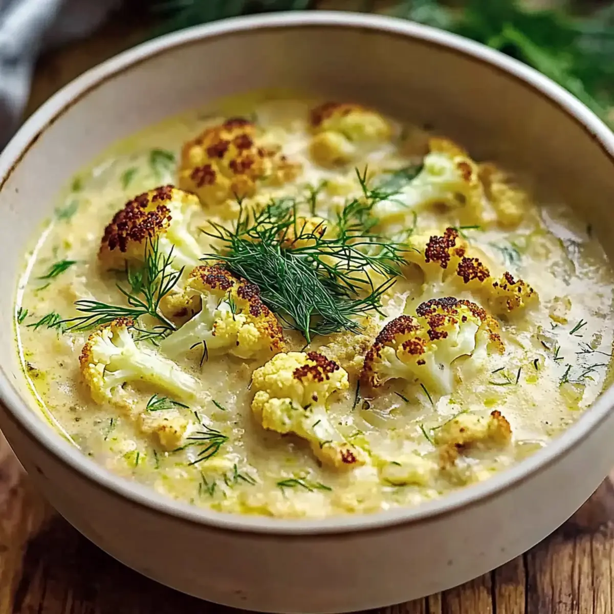 Creamy Mediterranean Cauliflower Soup That Warms Your Soul