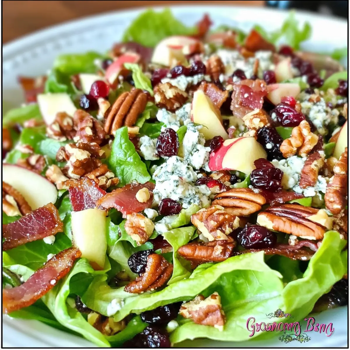 Best Salad: Gorgonzola Apple Cherry Bacon Bliss