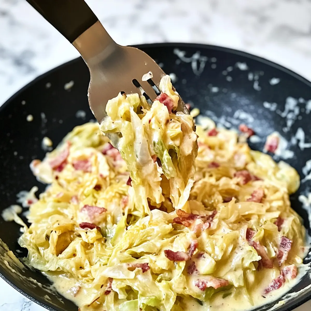 Creamy Cabbage Carbonara: A Low-Carb Delight You’ll Love