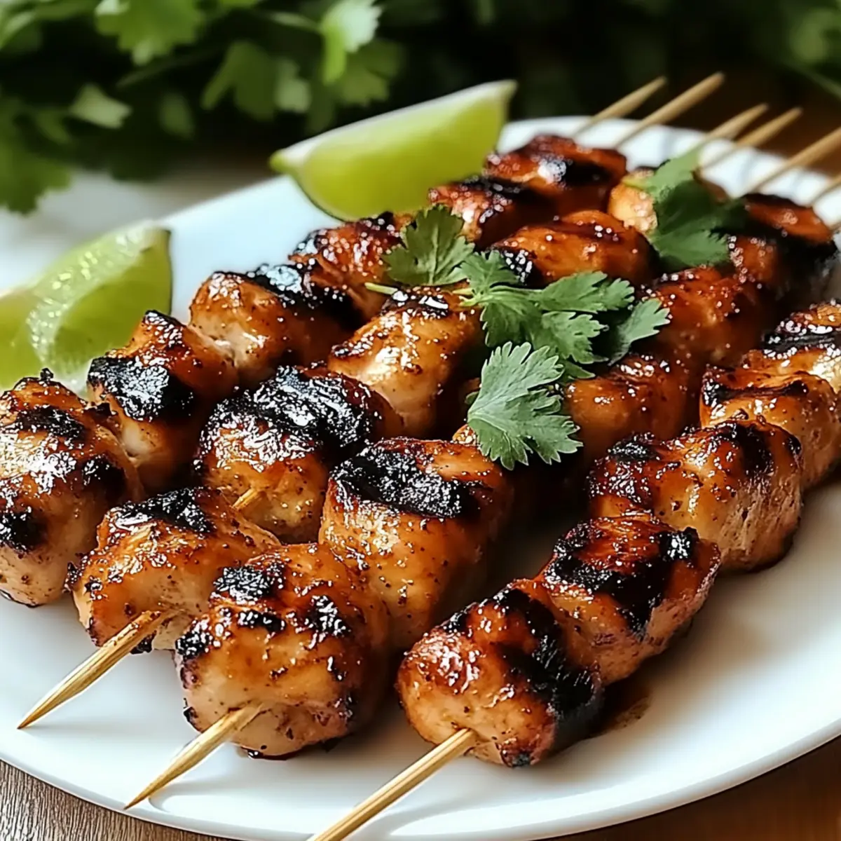 Grilled Thai Coconut Chicken Skewers for a Flavorful Escape