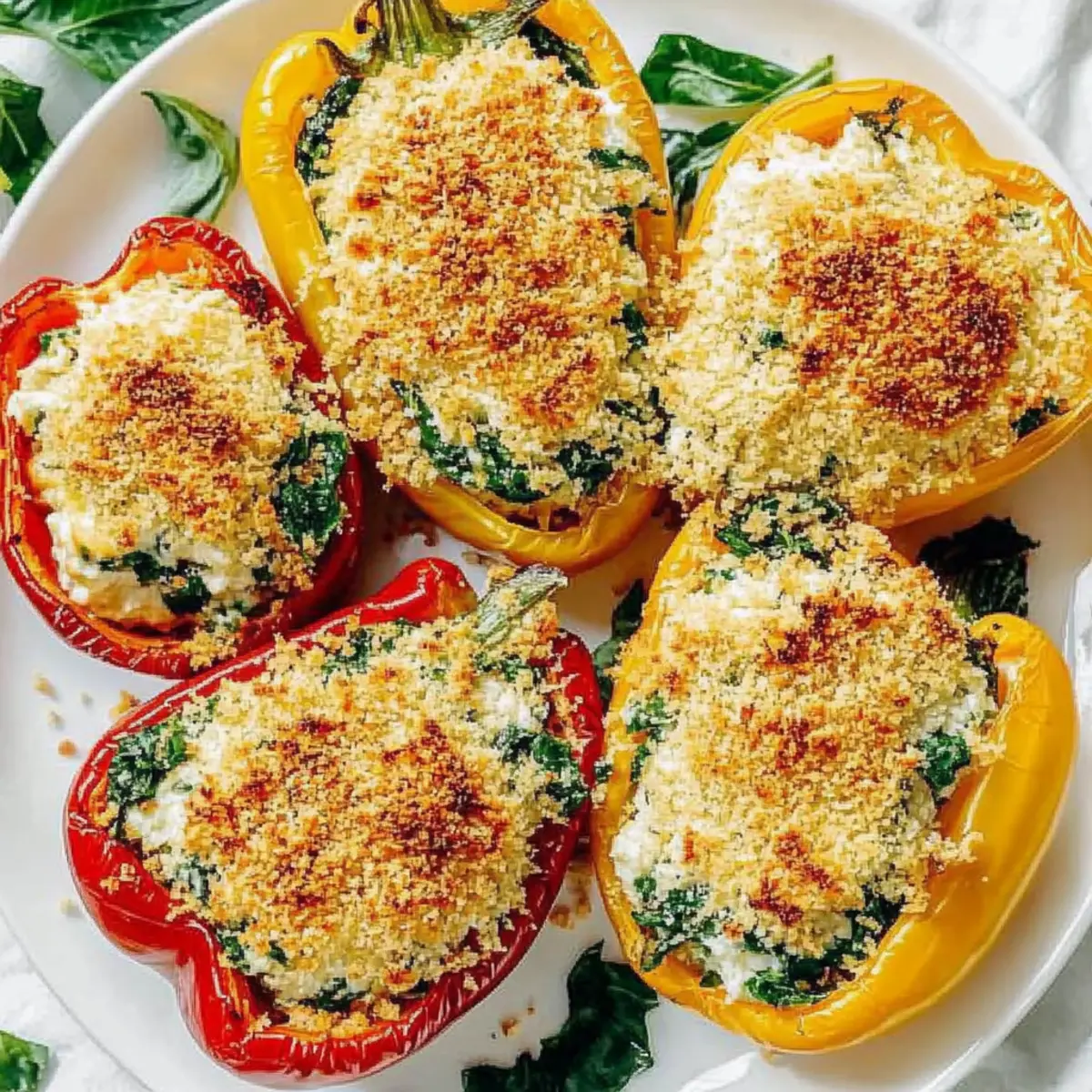 Tuscan Ricotta Stuffed Peppers for a Flavorful Feast
