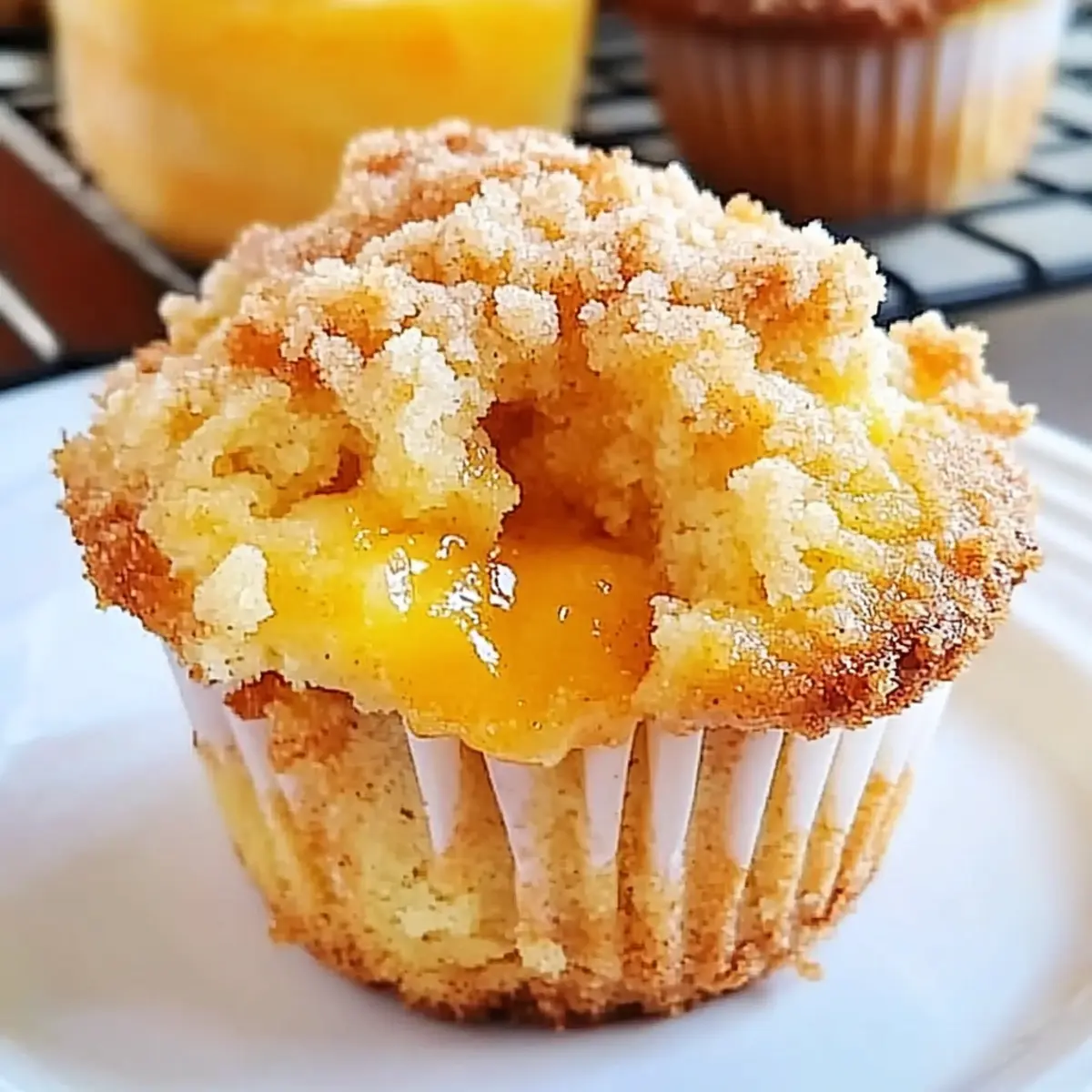 Peach Cobbler Muffins That Taste Like Summer Bliss