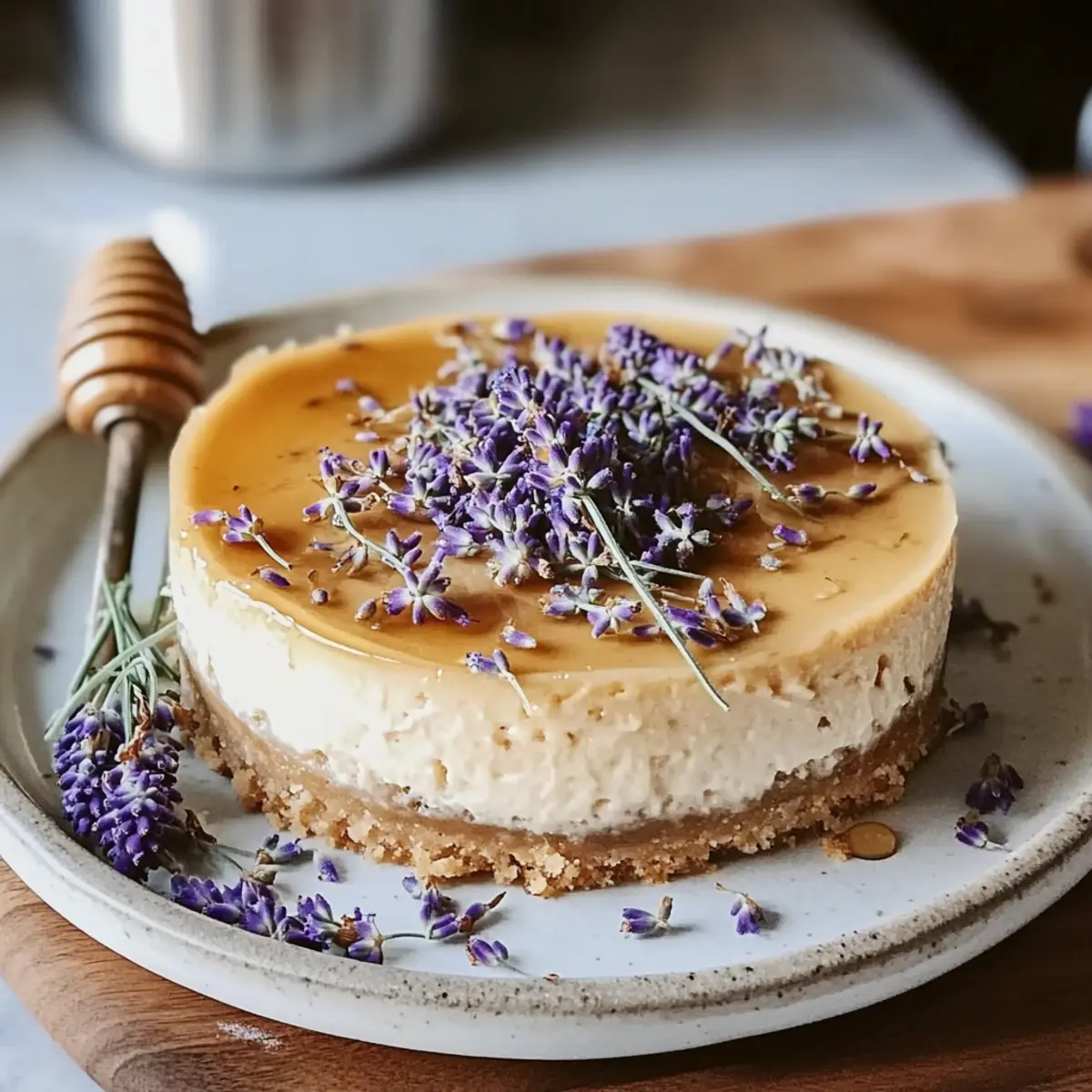 Indulge in Honey Lavender Cheesecake Bliss at Home