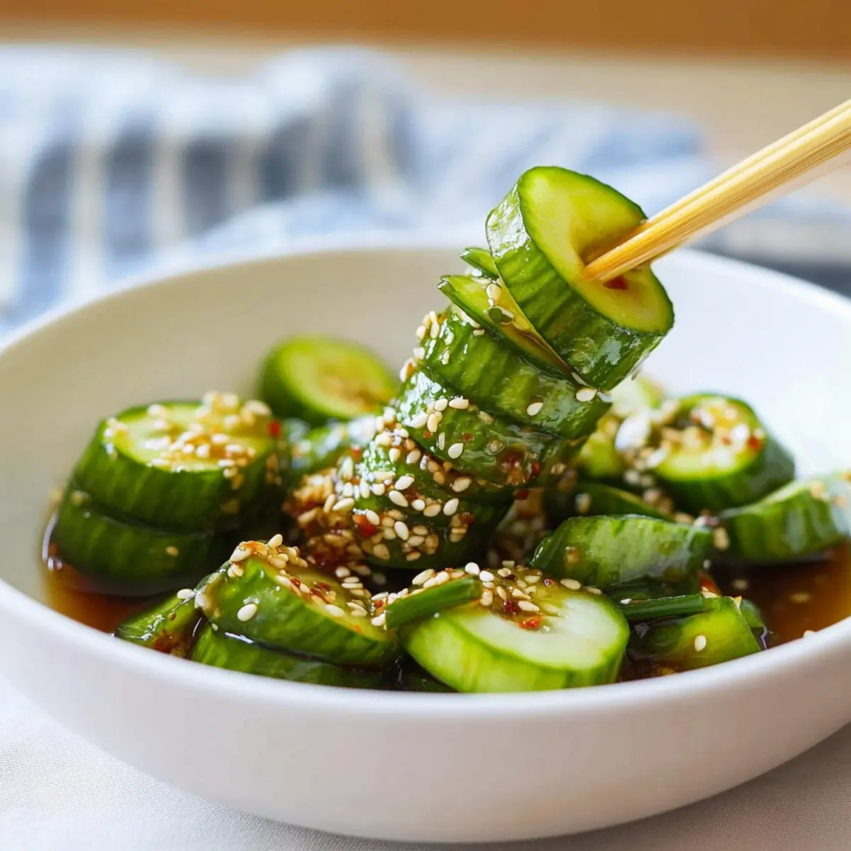 Irresistibly Crunchy Asian Cucumber Salad You’ll Love
