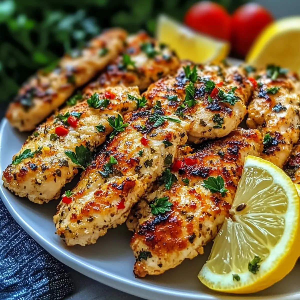 Mediterranean Chicken Tenders: Quick, Zesty Bliss in 25 Minutes