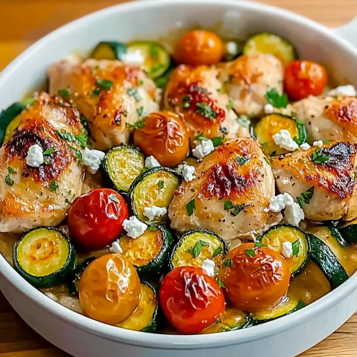 Sheet Pan Mediterranean Chicken & Zucchini for Easy Weeknights