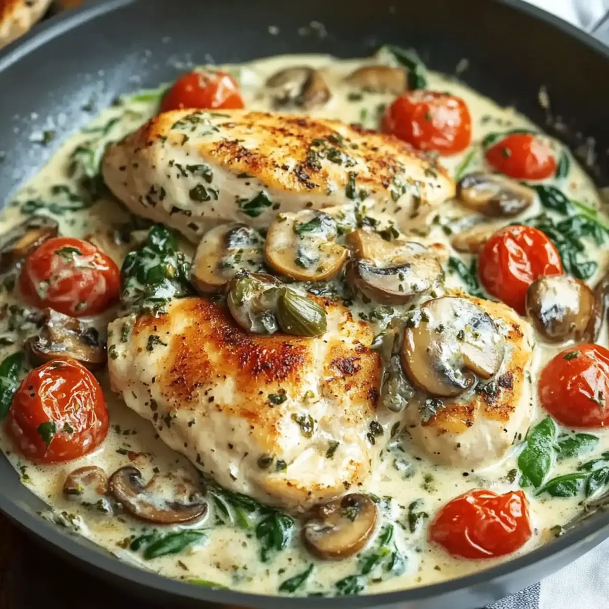 Creamy Mediterranean Chicken Skillet: Your Quick Weeknight Savior