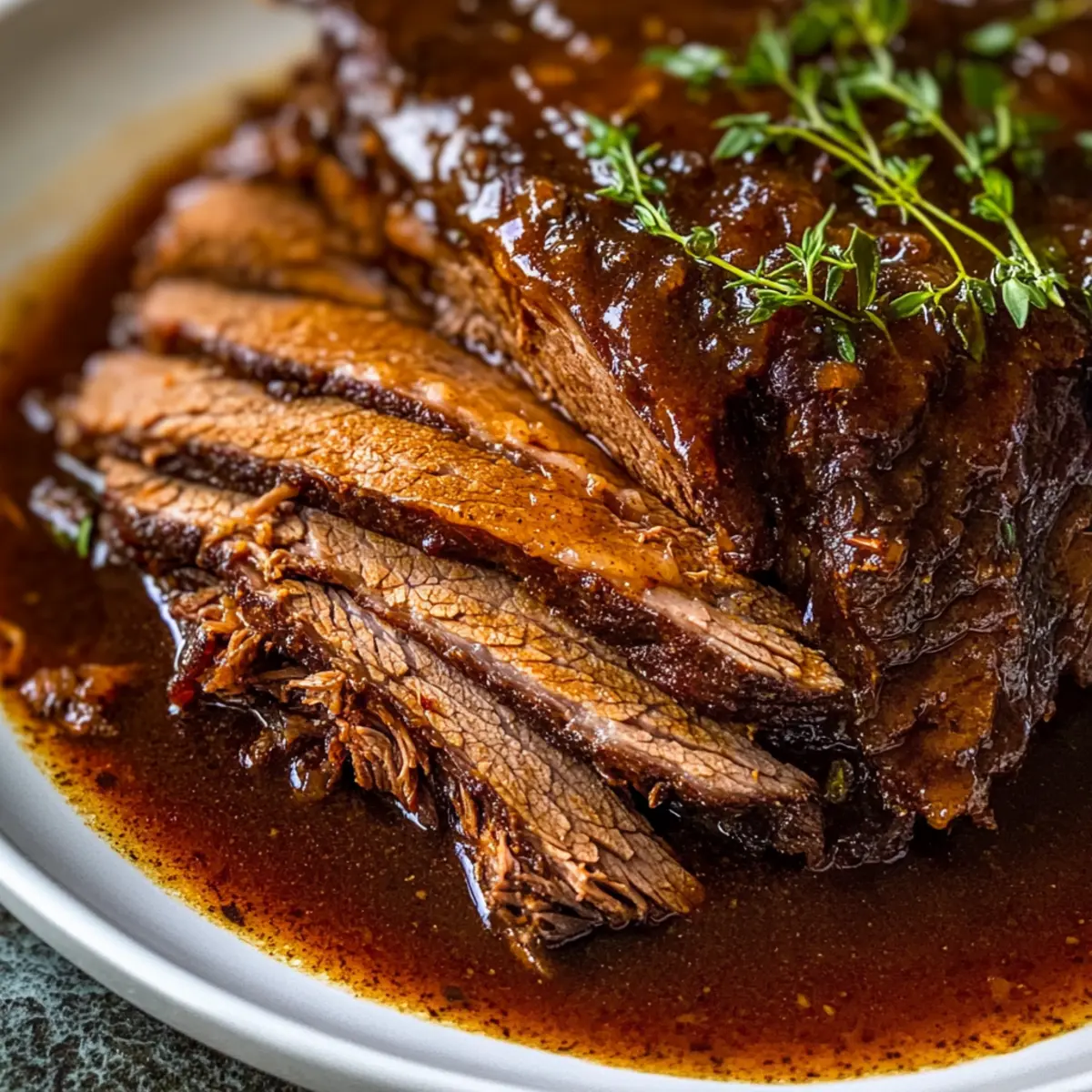 Tender Slow Cooker Beef Brisket That Melts in Your Mouth