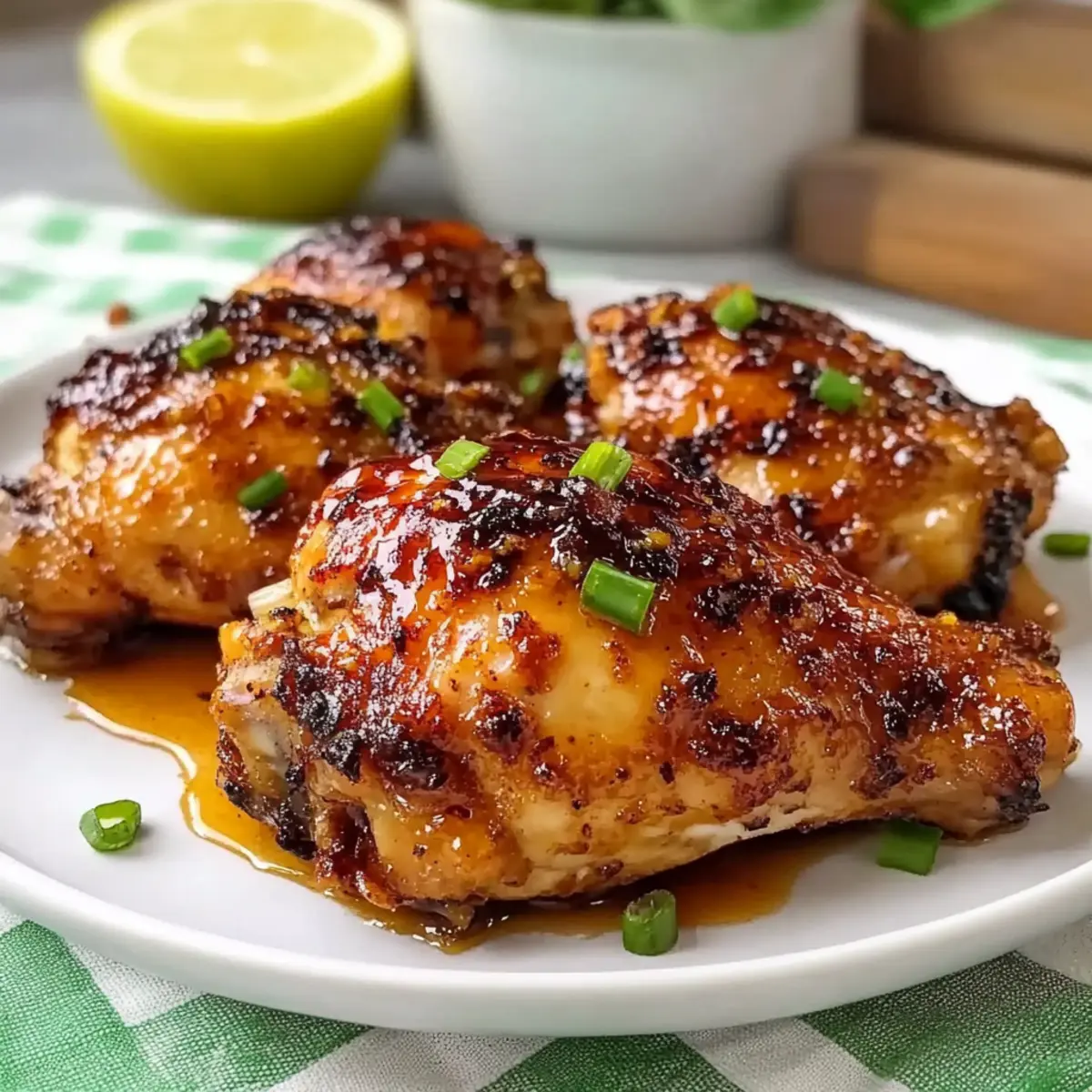 Crispy Air Fryer Honey Mustard Chicken Thighs You’ll Love