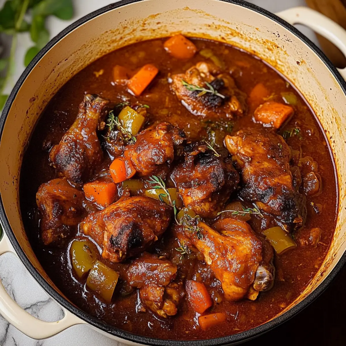 Savor the Comfort of Jamaican Brown Stew Chicken Tonight