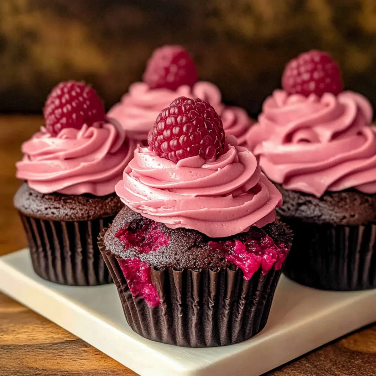 Delicious Chocolate Raspberry Cupcakes for Your Sweet Moments