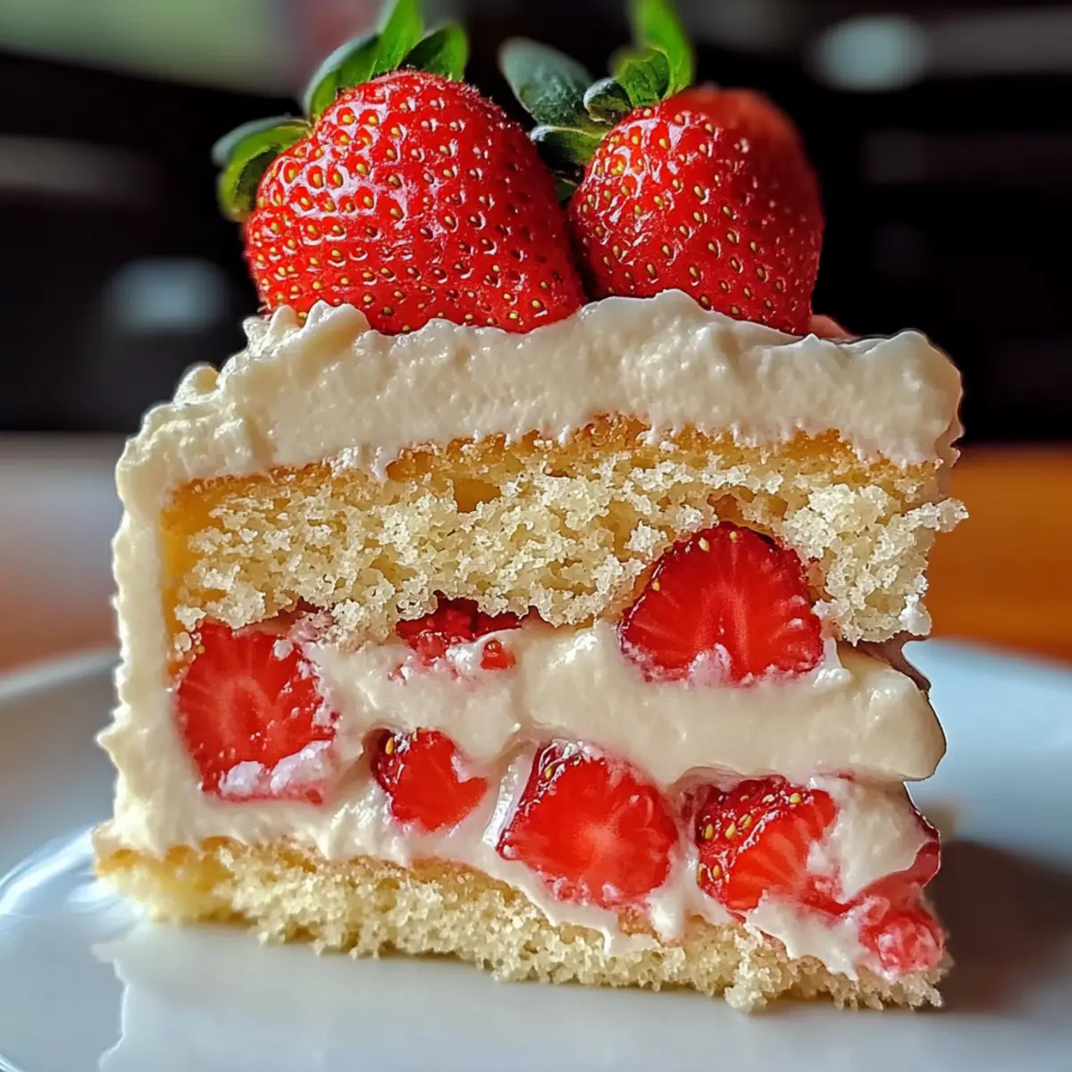 Strawberry Custard Bliss: A Layered Summer Sensation