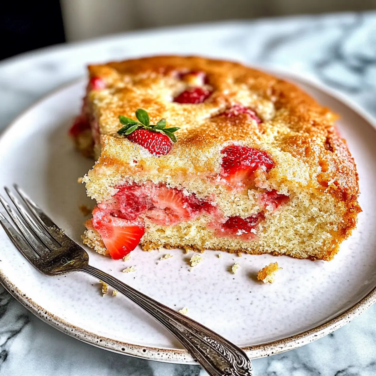 French Strawberry Cake That's Moist, Fruity, and Irresistible
