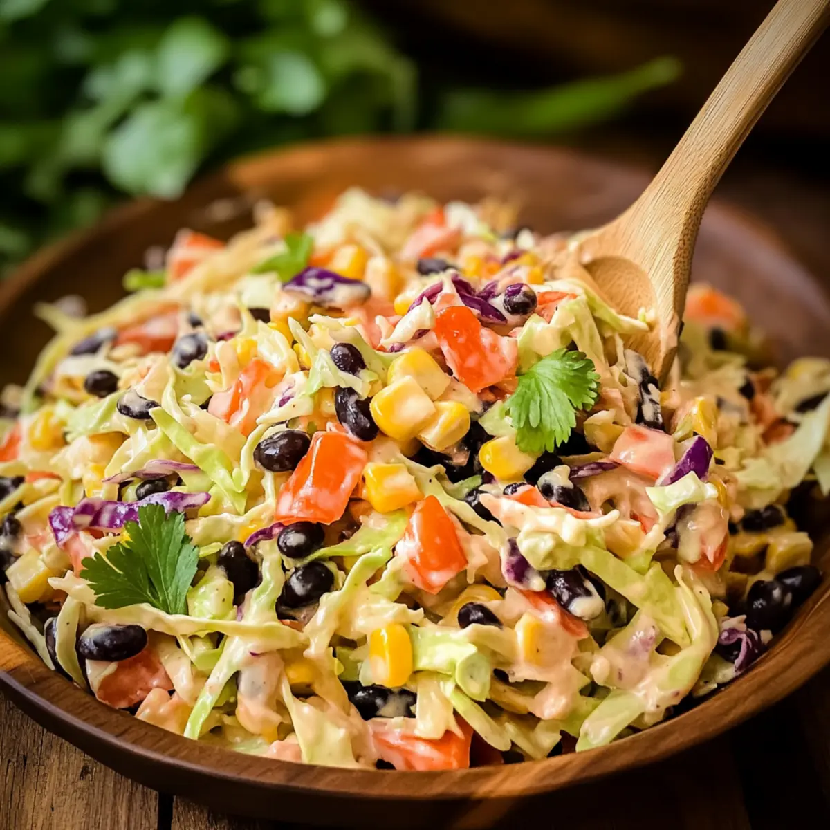 Zesty Mexican Corn Coleslaw: A Creamy Summer Delight