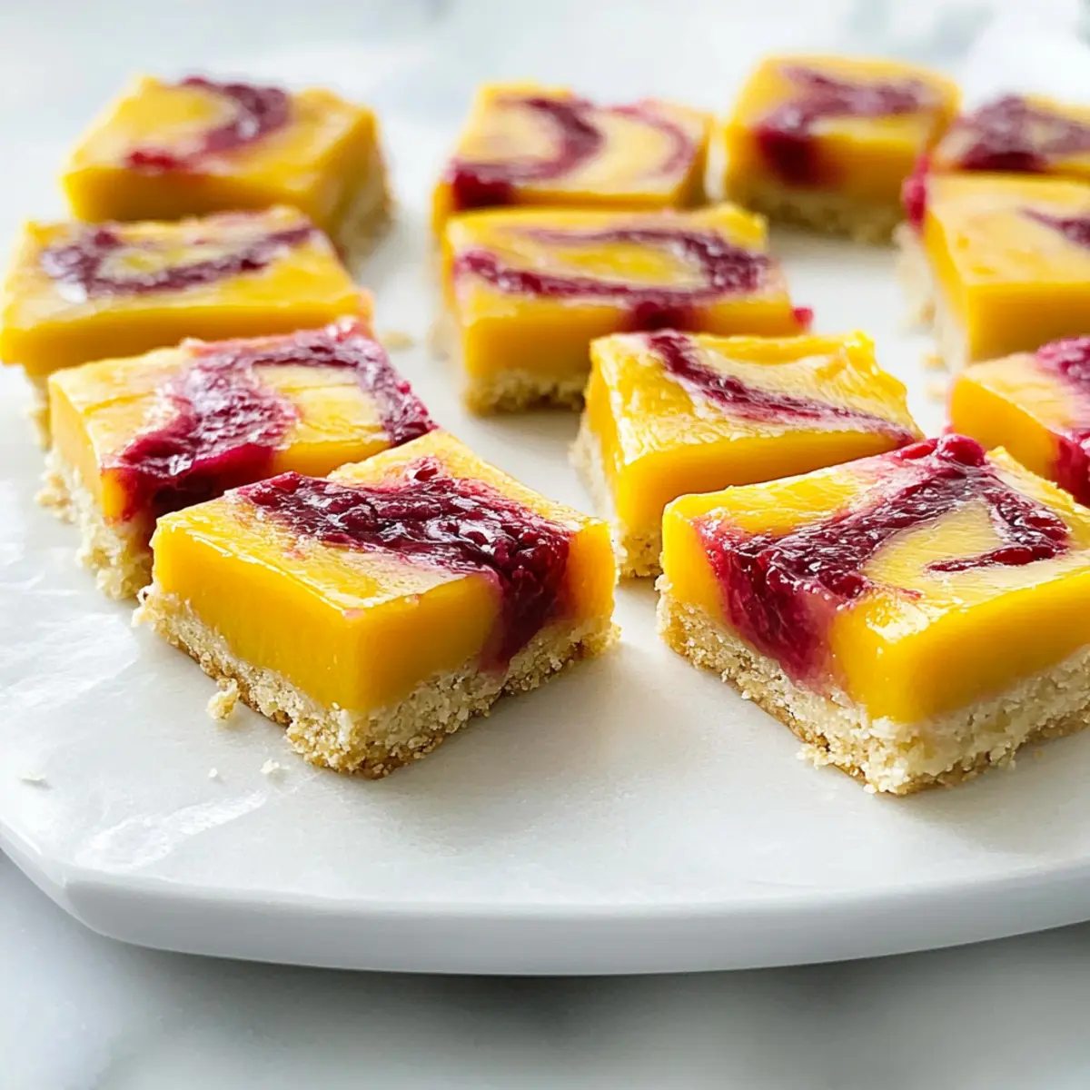 Raspberry Mango Bars: Tropical Bliss in Every Bite