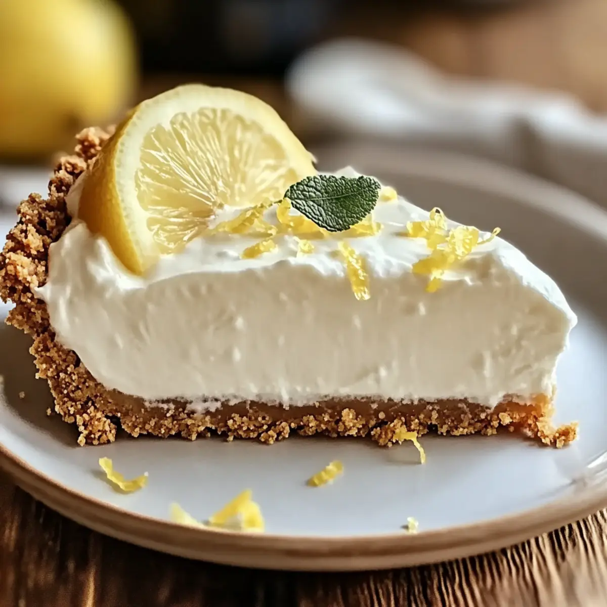 Lemon Icebox Pie No-Bake: Zesty Delight in Just 20 Minutes