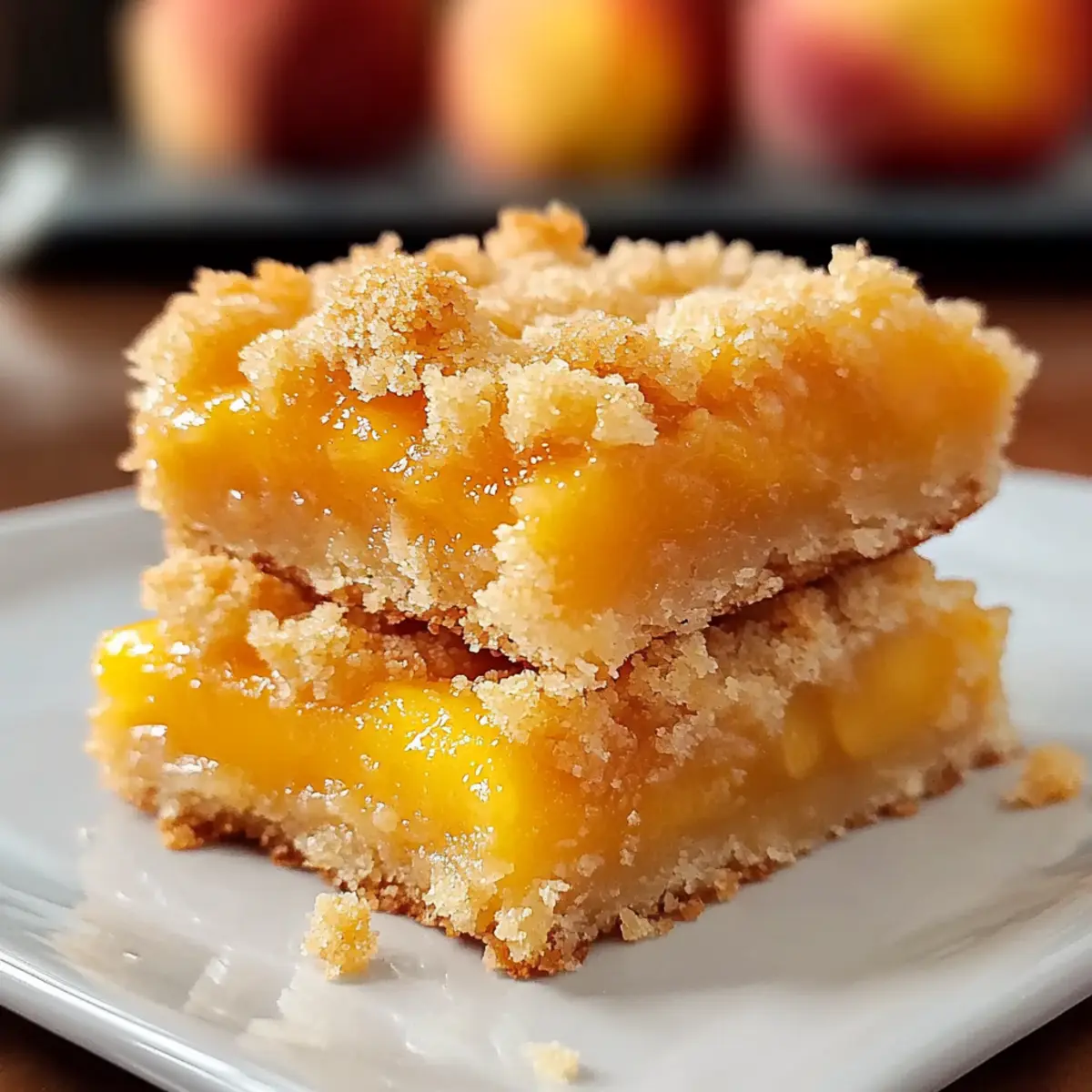 Peach Crumb Bars: A Sweet Summer Treat You'll Adore