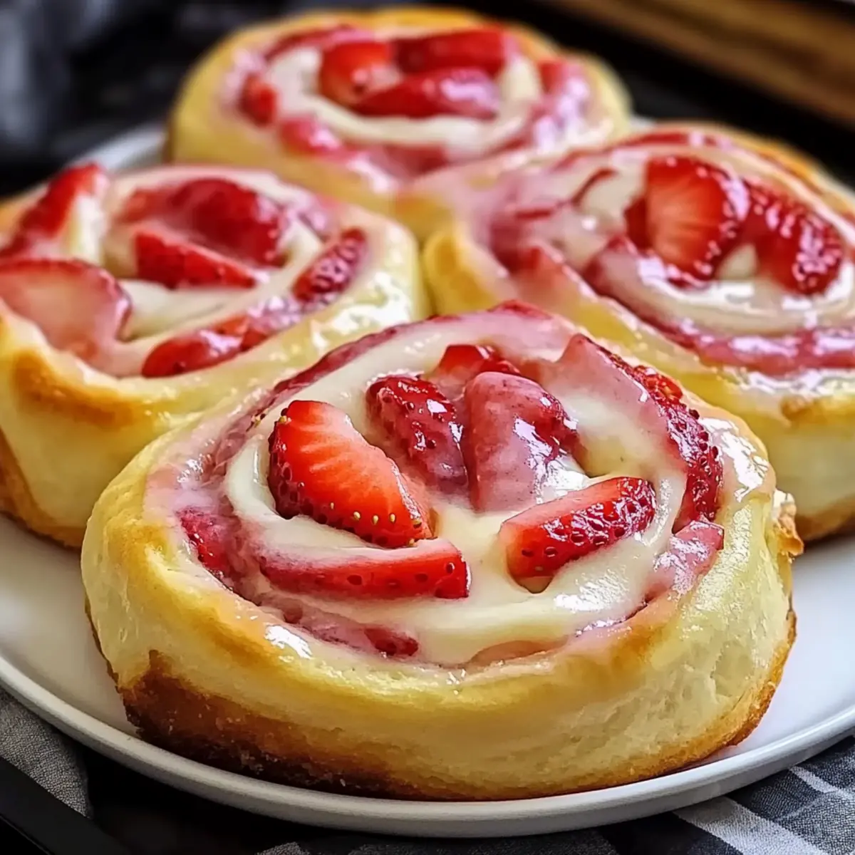 Irresistible Strawberry Cheesecake Sweet Rolls You’ll Love