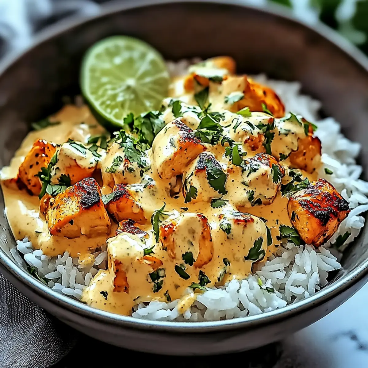 Savory Coconut Chicken Rice Bowl in Just 30 Minutes