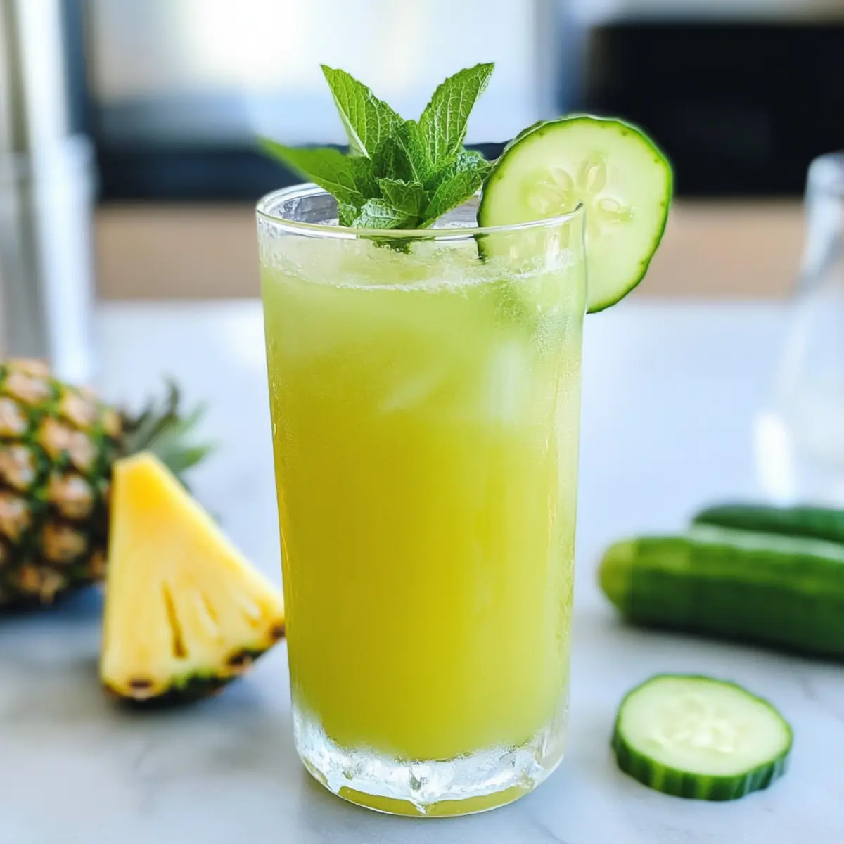 Hydrate This Summer with Pineapple Cucumber Agua Fresca