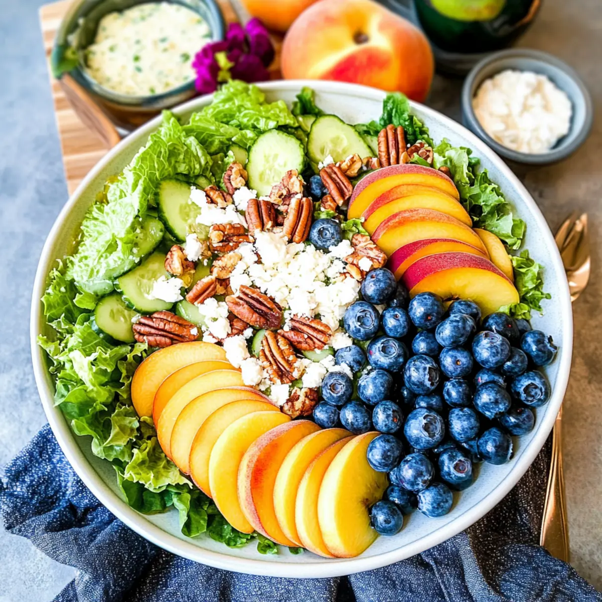 Peach Berry Summer Salad: A Refreshing Seasonal Delight