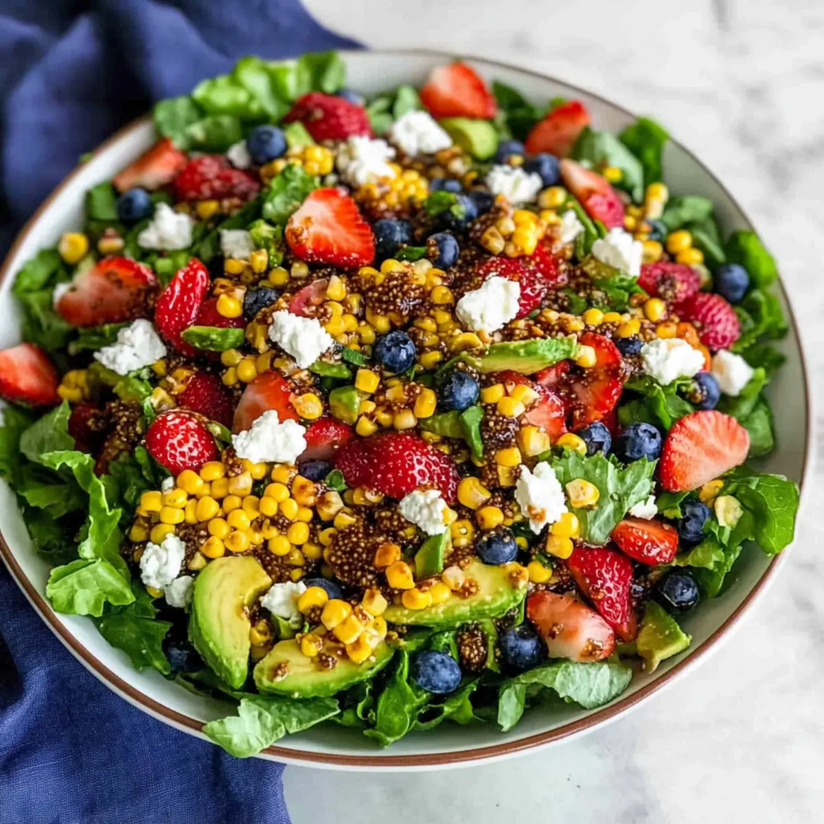 Fresh Strawberry Avocado Corn Salad for Vibrant Summer Eating