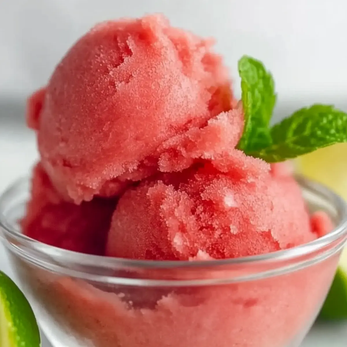 Cool Down with Refreshing Watermelon Sorbet - No Ice Cream Maker Needed