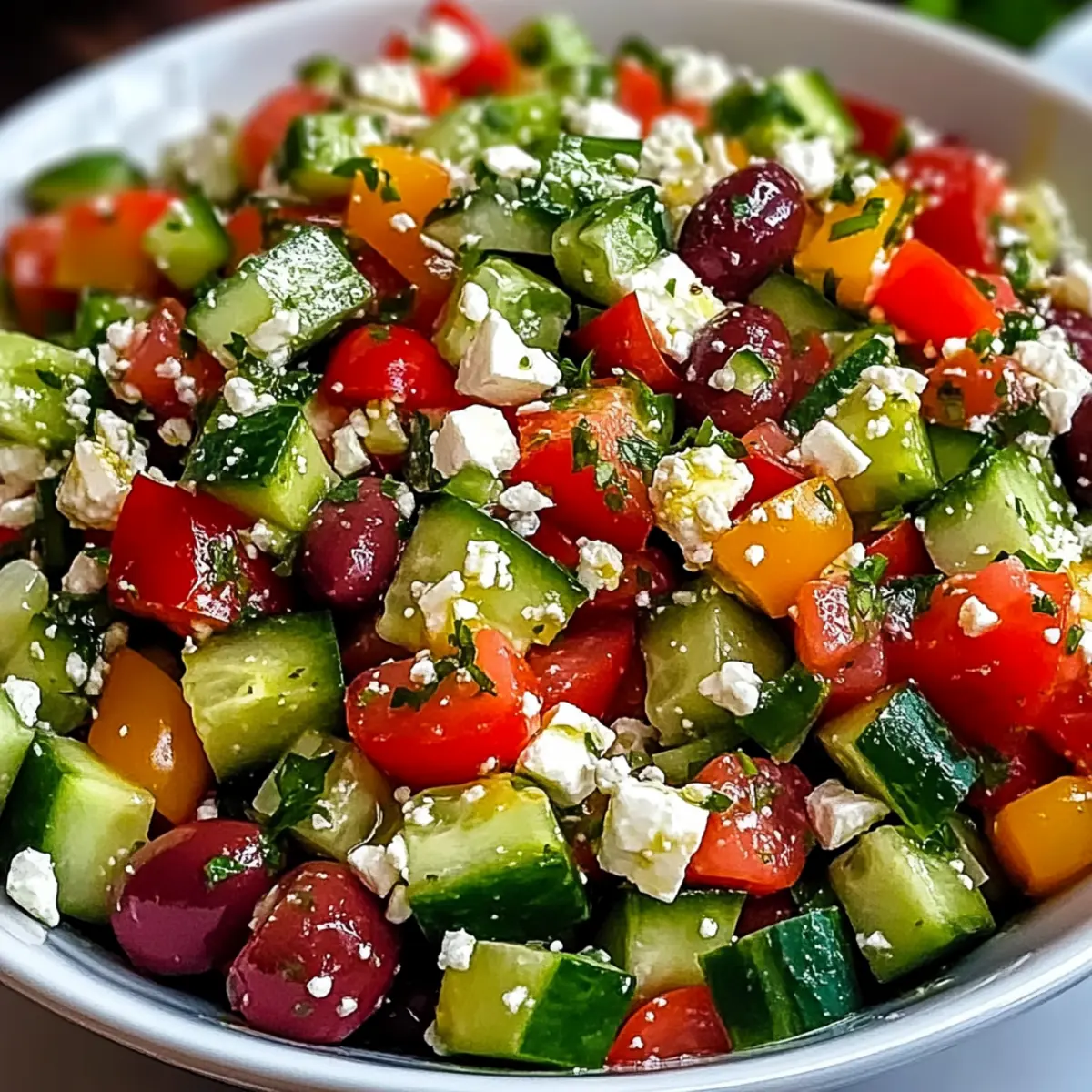 Vibrant Mediterranean Chopped Salad for Quick Healthy Meals