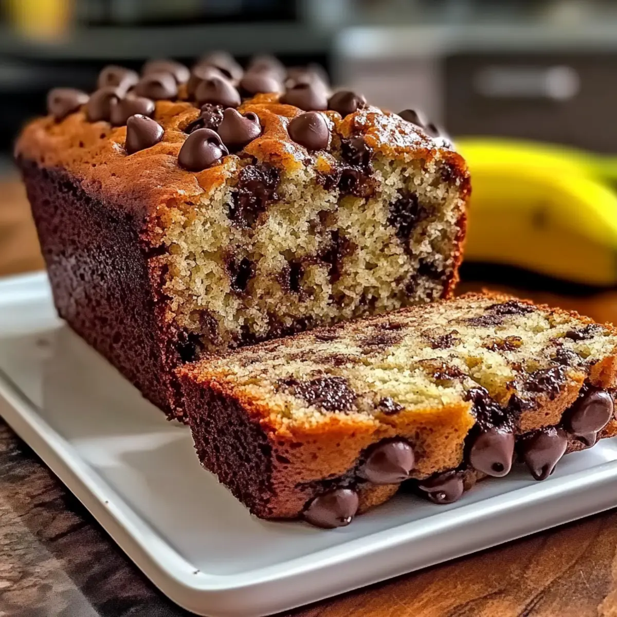 One-Bowl Banana Bread: Moist Chocolate Bliss Awaits You