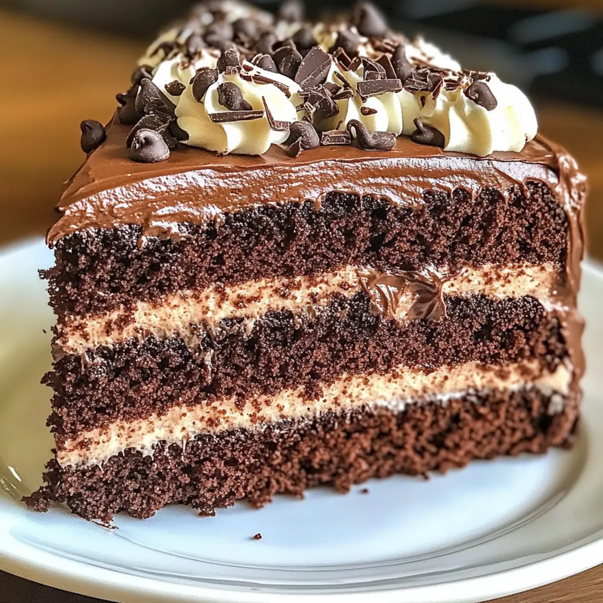 Luxuriously Moist Double Layer Chocolate Fudge Cake Delight