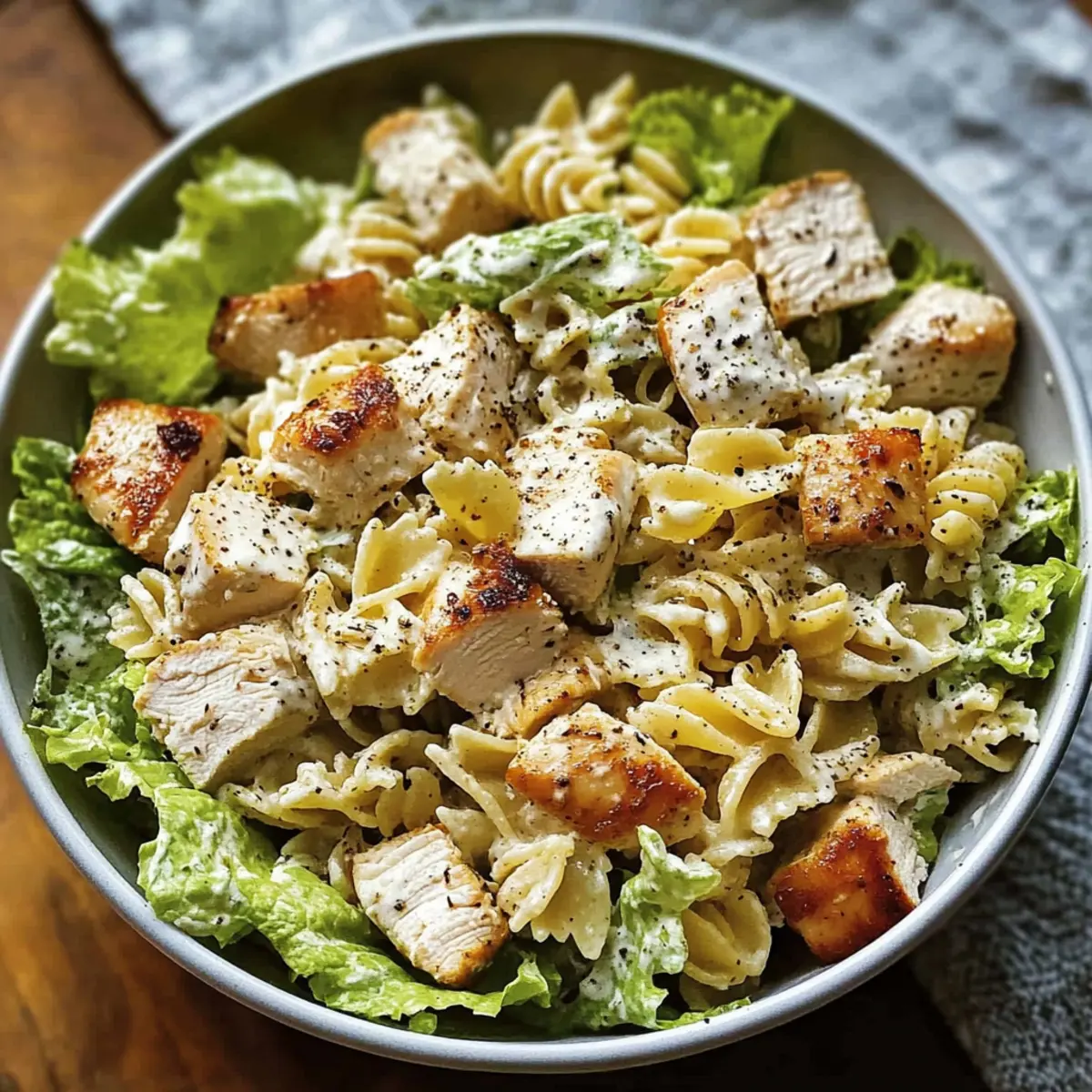 Ultimate Chicken Caesar Pasta Salad for Quick Comfort Meals