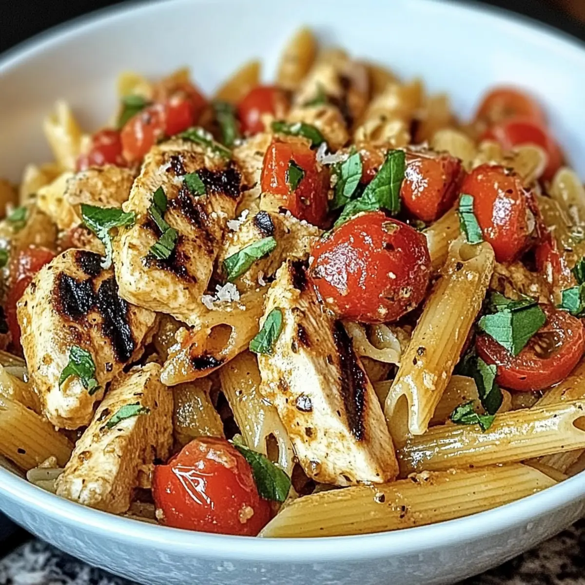 Bruschetta Chicken Pasta: Quick, Flavor-Packed Delight