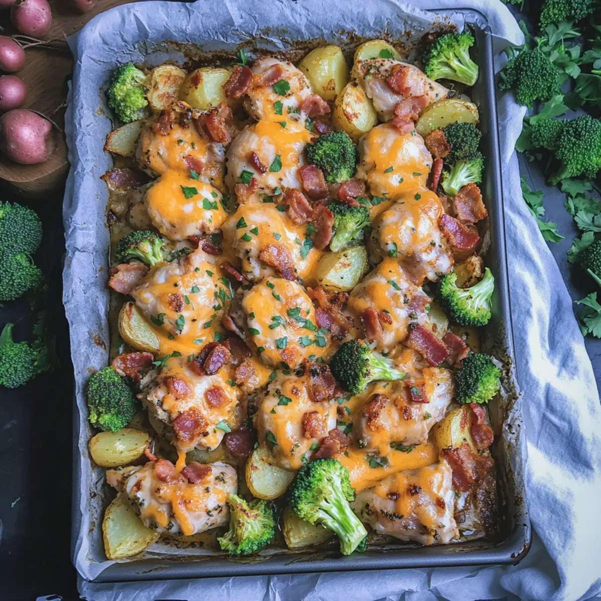Irresistible Chicken Bacon Ranch Sheet Pan for Easy Weeknight Meals
