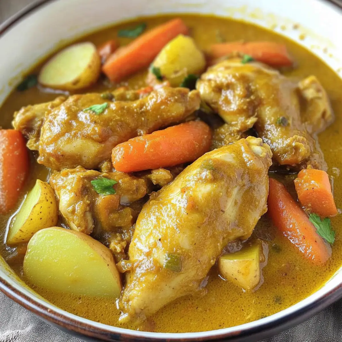 Filipino Style Chicken Curry with Coconut Milk Bliss