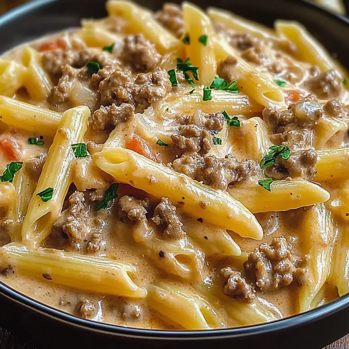 Creamy Beef Pasta: A Delightful 30-Minute Comfort Meal